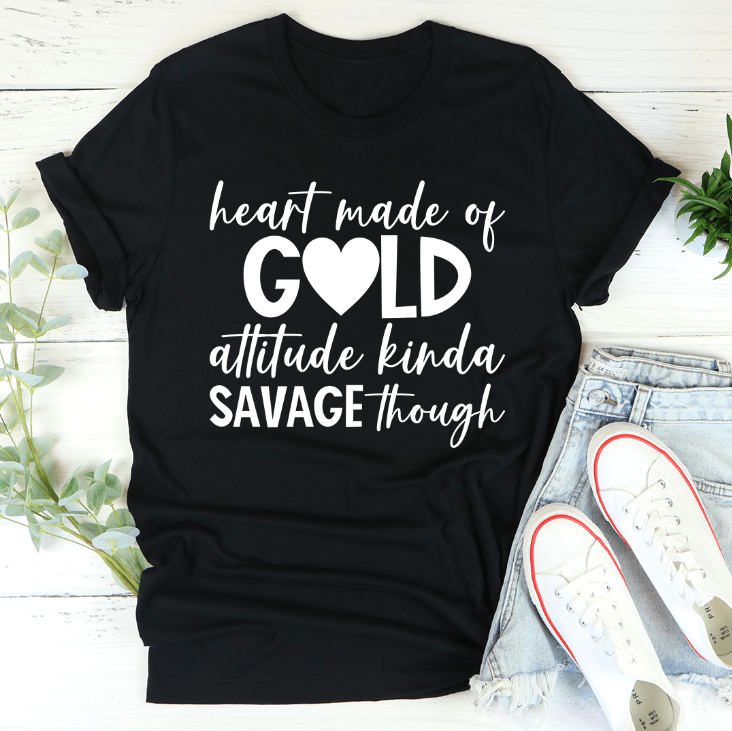 Heart Made Of Gold Tee (image for) Heart Made Of Gold Tee